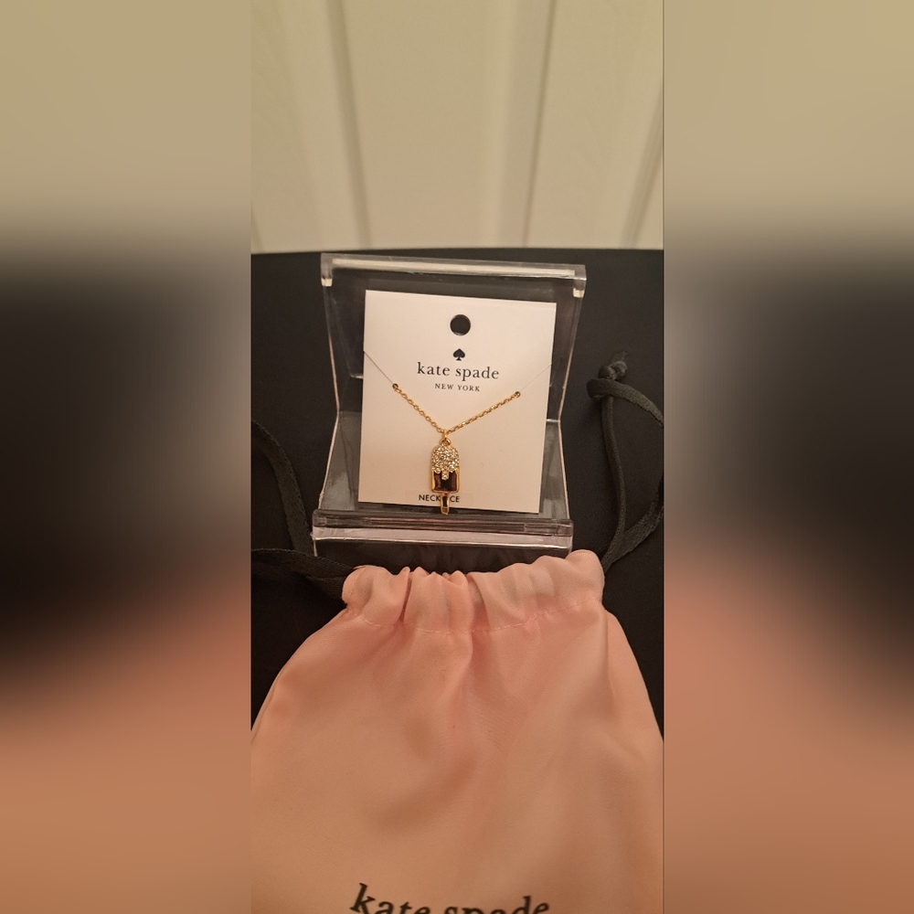 Kate Spade Ice Cream Charm Necklace NWT